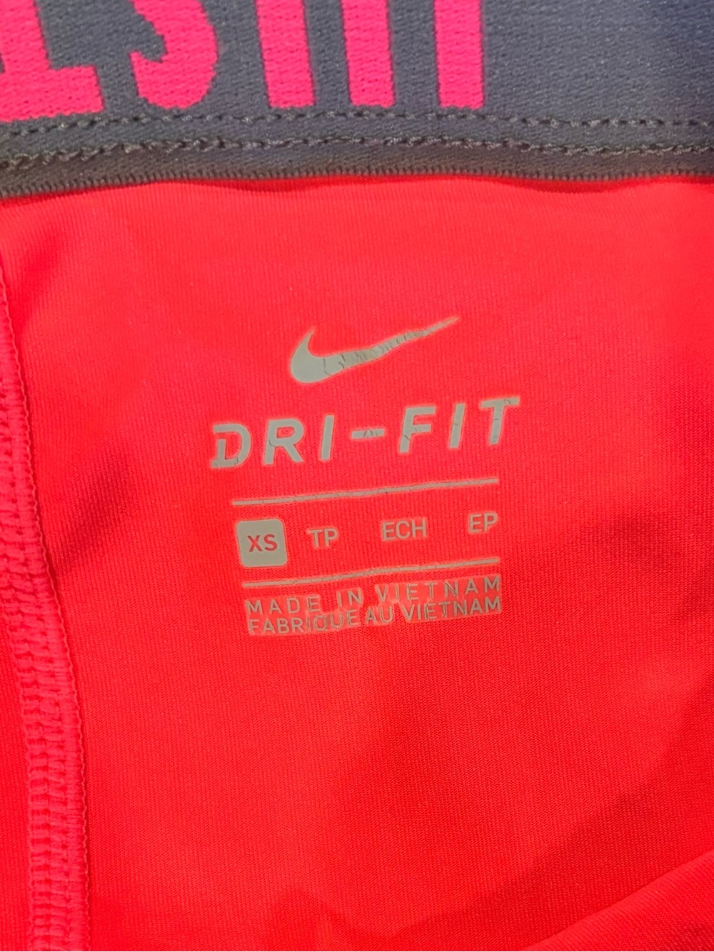 Nike Dri-FIT Athletic Running Shorts Gray Pink Built In Liner Medium - Picture 4 of 11